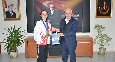 Başkan Yılmaz'dan Taşkın'a Tebrik