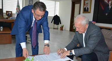 Lapseki'de protokol imzalandı