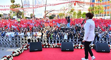 Akşener; “14 mayıs akşamı bu işi birinci turda bitirmeliyiz”