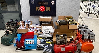 Çanakkale'de kaçak sigara operasyonu