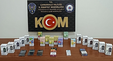 Çanakkale'de kaçak sigara operasyonu