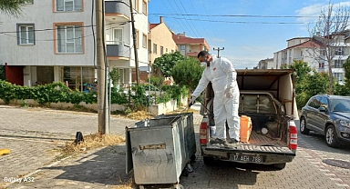 Kepez'de ilaçlama çalışması