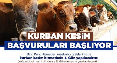 Kurban kesim başvuruları 7 Haziran'da başlıyor