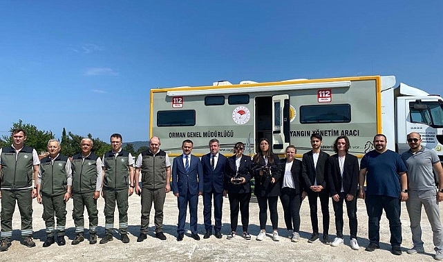 Orman yangınlarıyla mücadeleye &#039;Dron&#039; desteği