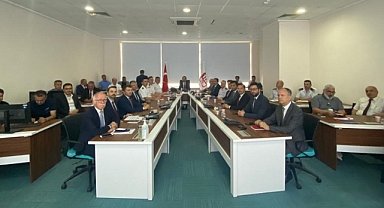 Saha tatbikatı öncesi koordinasyon toplantısı