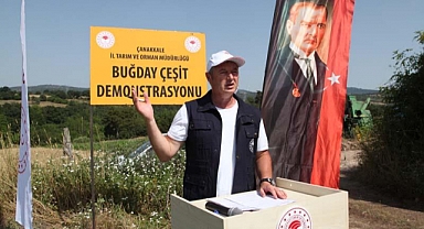 Balcılar Köyünde buğday çeşitleri tanıtıldı