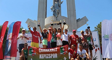 Çanakkale'ye madalyalarla döndüler