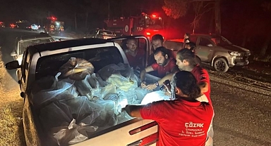 ÇÖZAK ekibi lojistik destek sağladı