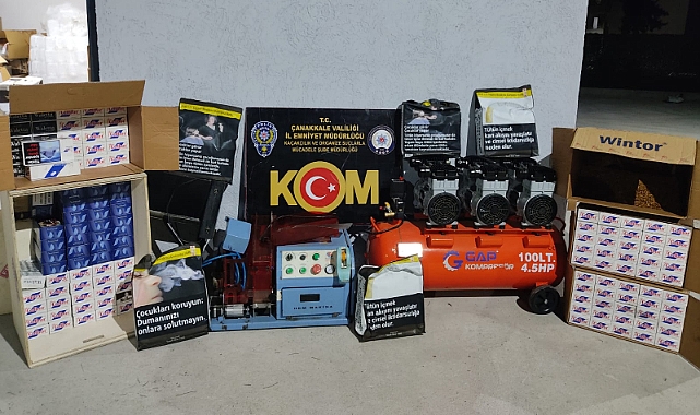 İmalathanelere operasyon düzenlendi