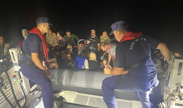 Ayvacık&#039;ta kaçak göçmen operasyonu
