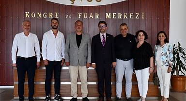 ÇOMÜ Rektörü ÇTSO’yu ziyaret etti