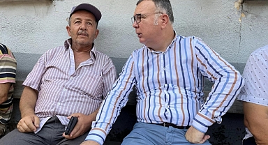 Kepez Belediye Başkanı Birol Arslan, Yangın Bölgesinde