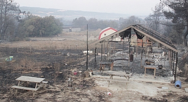 Yangında zarar görenlere 4,5 milyon TL'lik yardım