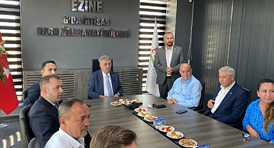 Yazıcı EGİOSB'yi ziyaret etti