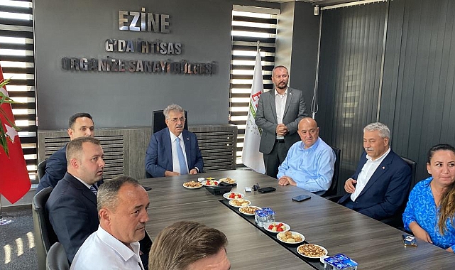 Yazıcı EGİOSB&#039;yi ziyaret etti