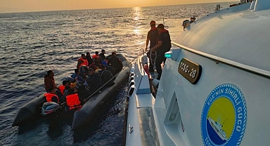 Ayvacık'ta 48 kaçak göçmen yakalandı