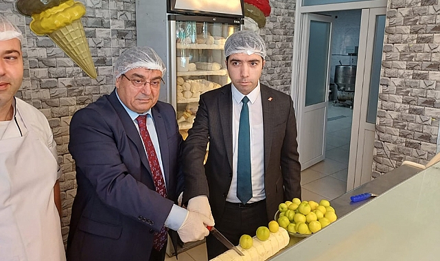 Bayramiç Beyazı&#039;nın dondurması yapıldı