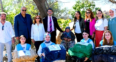 ÇOMÜ'den yangın bölgesine destek