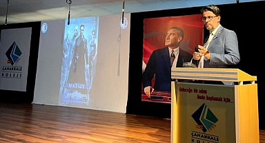 İlk ders ÇOMÜ Rektörü Erenoğlu'ndan