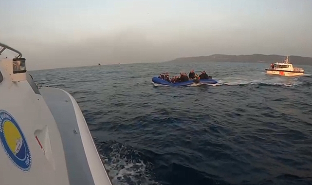 Ayvacık&#039;ta 47 kaçak göçmen yakalandı