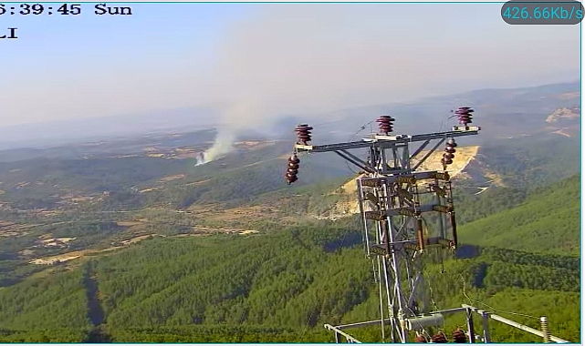 Ayvacık&#039;ta orman yangını kontrol altında