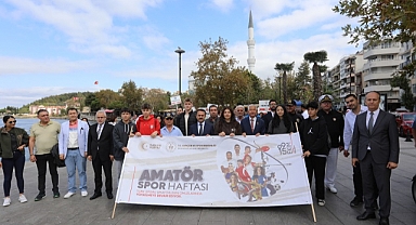 Çanakkale'de Amatör Spor Haftası Yürüyüşü gerçekleştirildi