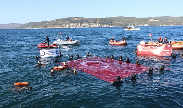 Cumhuriyet&#039;imizin 100. Yılında 100 m. Anı Dalışı