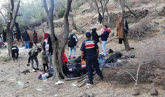 Jandarmadan kaçak göçmen operasyonu