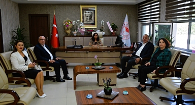 Oda ve Borsa başkanlarından Türkarslan'a ziyaret