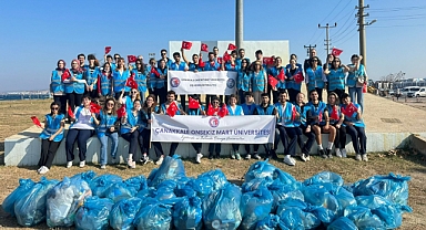 Öğrenciler çevre temizliğine dikkat çekti