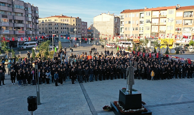 100. Yıl Meydanında anma töreni