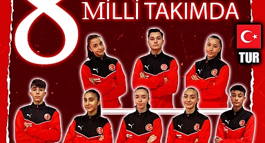 8 sporcu Milli Takımda!