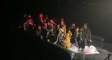 Ayvacık'ta 33 kaçak göçmen yakalandı