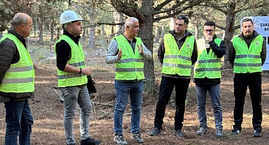 Orman personeline barkod eğitimi