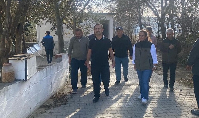 Vali Aktaş&#039;tan yangın bölgesinde inceleme