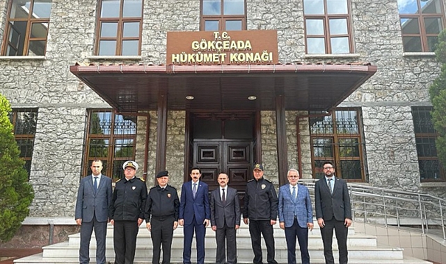 Vali İlhami Aktaş Gökçeada&#039;da