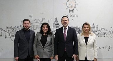 AK Parti'den İskenderoğlu'na tebrik ziyareti