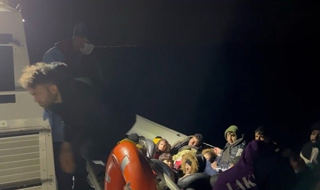 Ayvacık&#039;ta kaçak göçmen operasyonu