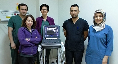 Biga Devlet Hastanesi'ne ultrason cihazı alındı