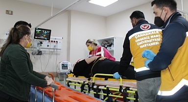 ÇOMÜ Hastanesi'nde HAP Tatbikatı!