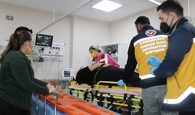 ÇOMÜ Hastanesi&#039;nde HAP Tatbikatı!