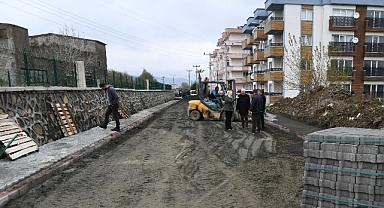 Lapseki'de üst yapı çalışması