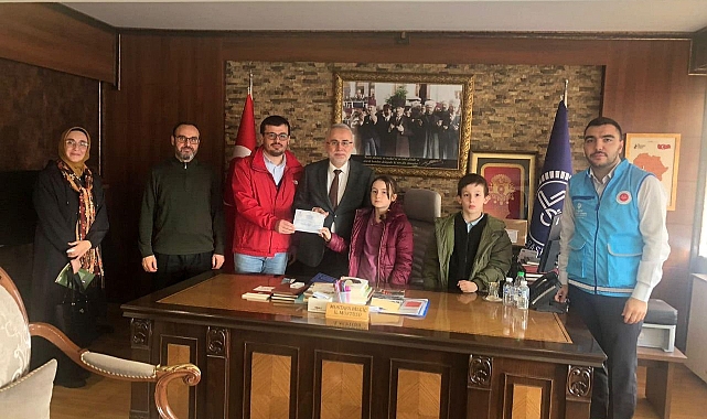 Öğrencilerden anlamlı bağış