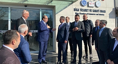 Vali Aktaş'tan Biga TSO'ya ziyaret