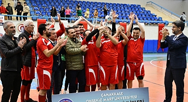 100. Yıl Rektörlük Futbol Turnuvası'nda kupa coşkusu