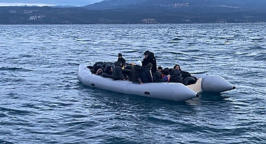 Ayvacık'ta 37 kaçak göçmen kurtarıldı