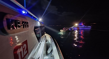 Ayvacık'ta 77 kaçak göçmen yakalandı