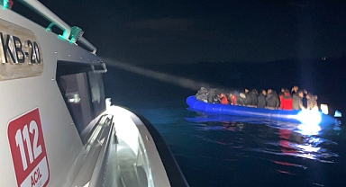 Ayvacık'ta 87 kaçak göçmen yakalandı