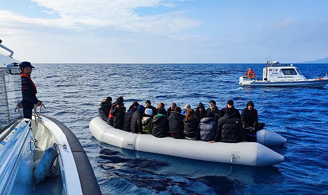 Ayvacık&#039;ta göçmen operasyonu