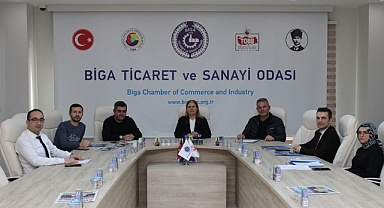 Biga TSO'da komite toplantısı